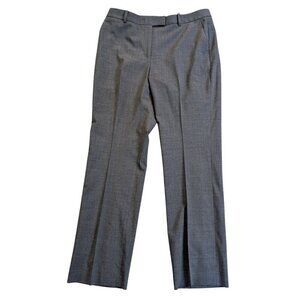 Brooks Brothers Women Grey Dress Pants Trousers Wool Blend Tollegno 1900 Size 12
